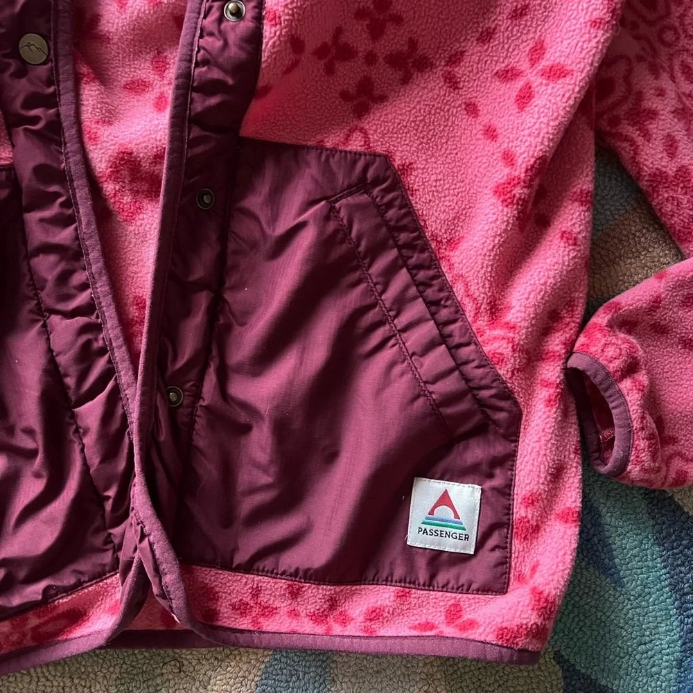 Passenger Navegado Recycled Polar Fleece Jacket Size Small - Picture 7 of 9